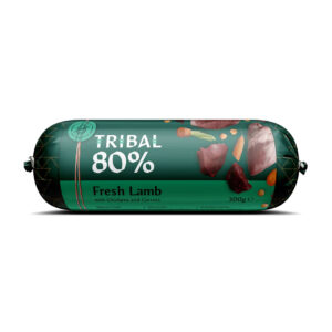 Tribal 80% Gourmet Sausage Complete Dog Food Lamb 300g