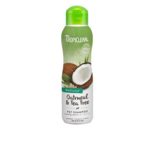 TropiClean Medicated Oatmeal & Tea Tree Dog Shampoo 355ml