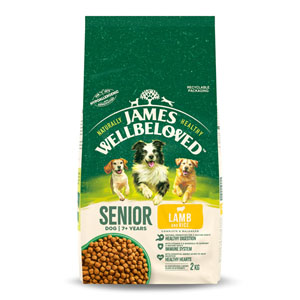 James Wellbeloved Complete Dry Dog Food Senior Lamb 2kg