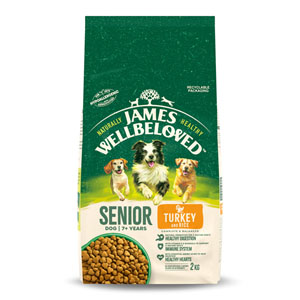 James Wellbeloved Complete Dry Dog Food Senior Turkey