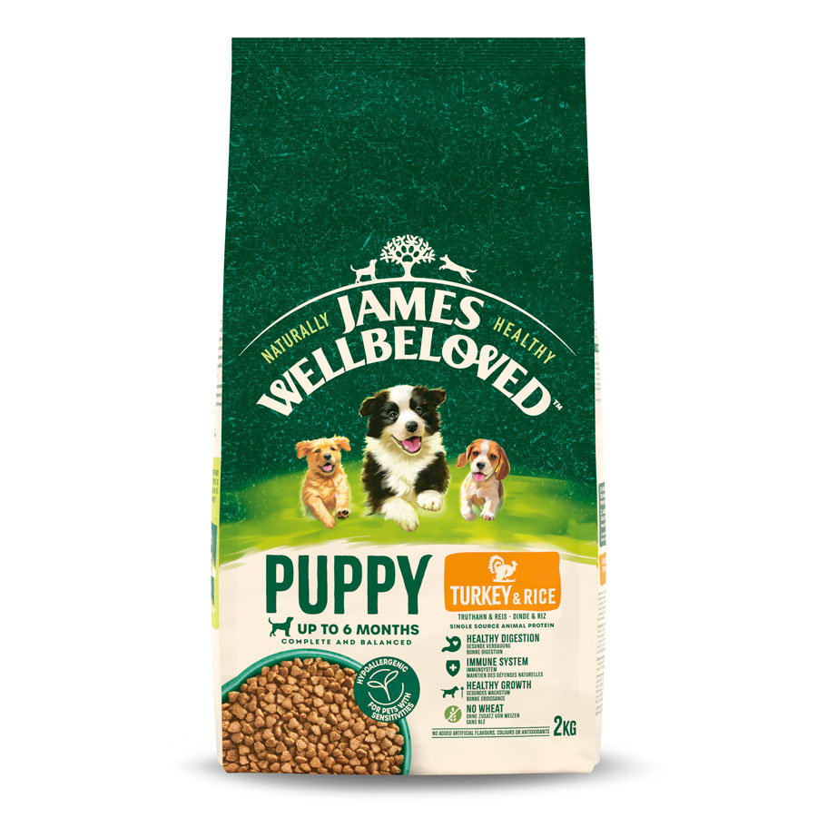 James Wellbeloved Complete Dry Dog Food Puppy/Junior Turkey