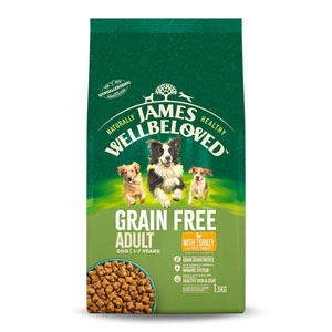 James Wellbeloved Complete Dry Dog Food Adult Grain Free Turkey