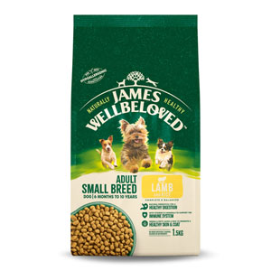 James Wellbeloved Complete Dry Dog Food Adult Small Breed Lamb