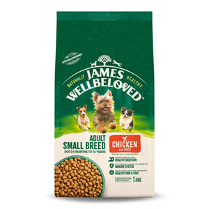 James Wellbeloved Complete Dry Dog Food Adult Small Breed Chicken