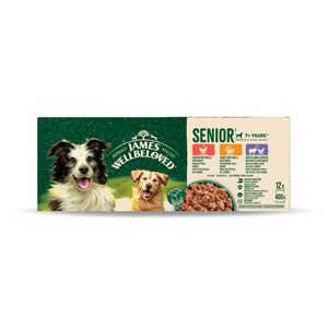 James Wellbeloved Complete Wet Food Tins Senior in Loaf 12 x 400g