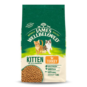 James Wellbeloved Complete Cat Food Kitten Turkey