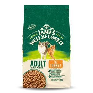 James Wellbeloved Complete Cat Food Adult Turkey