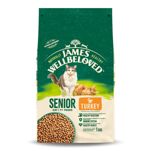 James Wellbeloved Complete Cat Food Senior Turkey