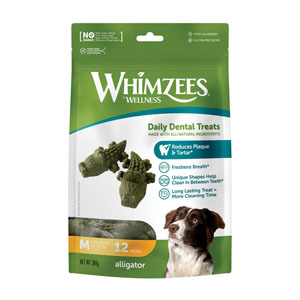 Whimzees Dental Dog Treats Alligator Chew