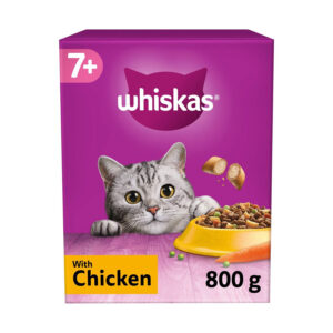Whiskas Complete Dry Cat Food 7+ Senior Chicken
