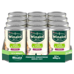 Winalot Classics Complete Wet Dog Food Chunks in Jelly Lamb & Turkey  12 x 400g
