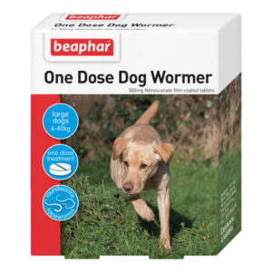 Beaphar One Dose Wormer Large Dog 4pk