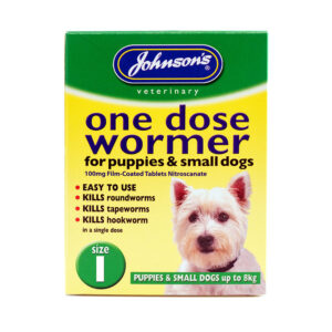 Johnson's Size 1 One-Dose Easy Wormer 2.1kg to 8kg