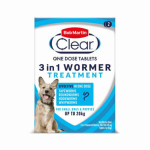 Bob Martin 3 in 1 Wormer Dog up to 20kg