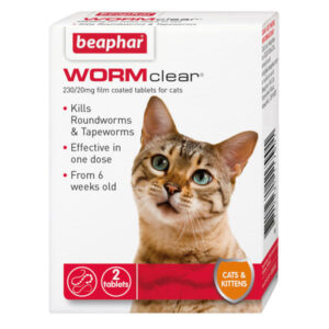 Beaphar WORMclear Cats from 6 Weeks 2 Tablets